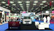 Nasser Bin Khaled Automobiles displaying the Mercedes-Benz van Vito at Project Qatar.