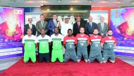 The Emir Cup 2017 trophy tour was given a grand reception at Al Abdulghani Tower on May 7 by Abdullah Abdulghani & Bros Co (AAB).