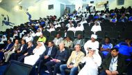 A section of the crowd attending the Aspire Academy scholarship ceremony at Aspire Academy.