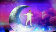Austria's Nathan Trent performs the song 'Running On Air' during the Eurovision Song Contest 2017 Semi-Final 2 at the International Exhibition Centre in Kiev, Ukraine.