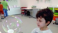 Children will also be taught to create a bubble machine.