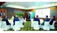 Guests at the dinner hosted by HBKU and SOAS.