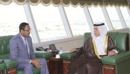 Deputy Prime Minister and Minister of State for Cabinet Affairs H E Ahmed bin Abdullah bin Zaid Al Mahmoud met Minister and Director of Government Communications Affairs in the Federal Democratic Republic of Ethiopia, Dr Negeri Lencho. They discussed bila