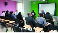 Participants at the workshop of the 4th Diabetes Educator Graduate Certificate programme, organised by Qatar Diabetes Association (QDA), member of Qatar Foundation.