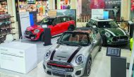 The MINI models on display at Villaggio Mall.