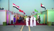 The exhibition on cultures and traditions at Katara.