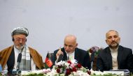Afghan president Ashraf Ghani (C) attends a peace and security cooperation conference in Kabul, Afghanistan June 6, 2017. REUTERS/Omar Sobhani
