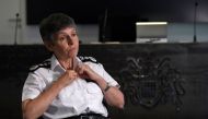 Metropolitan Police Commissioner Cressida Dick speaks during at interview with Reuters at New Scotland Yard, Westminster, Britain June 10, 2017. (REUTERS/Clodagh Kilcoyne)