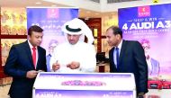 Representatives of Kalyan Jewellers during the raffle draw.