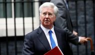 Britain's Secretary of State for Defence Michael Fallon leaves 10 Downing Street after a cabinet meeting, in London, June 27, 2017. REUTERS/Stefan Wermuth
