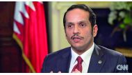 Foreign Minister H E Sheikh Mohammed bin Abdulrahman Al Thani, during an interview with CNN.