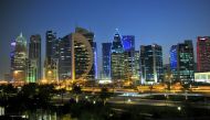 Doha skyline at night. (Photo: Kammutty V P )