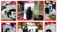 Al Jaber Opticians organised an event for its customers and employees to show support to Qatar by signing in the image of Emir H H Sheikh Tamim bin Hamad Al Thani at all their branches all over the country.
