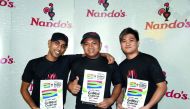 The winners of Nando’s Griller’s Challenge. 