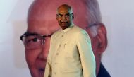 India's President-elect Ram Nath Kovind arrives to attend a ceremony after his victory, in New Delhi, India July 20, 2017. Reuters/Adnan Abidi
   
