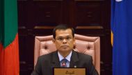 Maldives parliamentary speaker Abdulla Maseeh Mohamed (Photo courtesy: Maldives Parliament) 