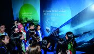 Participants at the Qatar’s pavilion at Expo Astana 2017.