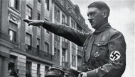 When people think of the nazi salute, the hand is generally out in front, around 45° palm down. (Photo and caption courtesy: history.stackexchange.com) 