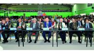 Asean Heads of Mission together at the 50th Asean Founding Anniversary celebrations held at Philippine School Doha, yesterday. Pic: Kammutty VP / The Peninsula