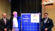 Officials of QSTec and SolarWorld Industries posing for a photo. 