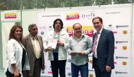 The winners and other officials at the Fourth Mindsports World Championship 2017. (Pic: Amna Pervaiz Rao / The Peninsula)