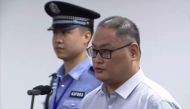 Taiwanese activist Lee Ming-cheh, an NGO worker who was arrested during a trip to the Chinese mainland in March, appeared at court in Hunan province's Yueyang city (AFP Photo/Handout).