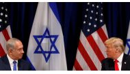 US President Donald Trump meets with Israeli Prime Minister Benjamin Netanyahu in New York, U.S., September 18, 2017. Reuters/Kevin Lamarque