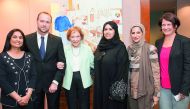 The WISH team and 2016 Qatar-based fellows, with Rosalynn Carter, former US First Lady Rosalynn Carter, at the Carter Center in Atlanta, Georgia.