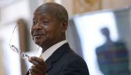Ugandan President Yoweri Kaguta Museveni. (AFP / Stefan Rousseau) 
