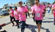 last photo of Health Minister Slim Chaker during the charity marathon 