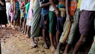 Rohingya refugees line up at registration center in Kutupalong refugees camp in Cox's Bazar, Bangladesh, October 20, 2017. REUTERS/ Zohra Bensemra 