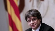 (FILES)  Catalan president Carles Puigdemont . AFP / PAU BARRENA
