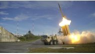 A Terminal High Altitude Area Defense (THAAD) interceptor is launched during a successful intercept test, in this undated handout photo provided by the U.S. Department of Defense, Missile Defense Agency. REUTERS/U.S. Department of Defense, Missile Defense