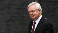 David Davis, Britain's Secretary of State for Exiting the European Union, arrives for a cabinet meeting at 10 Downing Street in London, September 21, 2017. Reuters/Toby Melville

