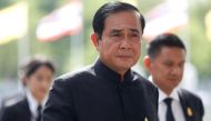 FILE PHOTO - Thailand's Prime Minister Prayuth Chan-ocha arrives to attend a weekly cabinet meeting at Government House in Bangkok, Thailand June 13, 2017. Picture taken June 13, 2017. REUTERS/Chaiwat Subprasom.