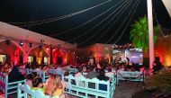 A view of the venue where the fourth Katara European Jazz Festival have been taking place at the Cultural Village. 