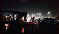 The accident took place in Krishna river about 25 kilometers (15 miles) from Vijayawada city, district administrative chief B. Lakshmikantham told Reuters. (Photo courtesy: @NDRFHQ,  National Disaster Response Force)