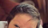 Image of Inaaya Naumi Kemmu daughter of Kunal Kemmu and Soha Ali Khan. Kunal Kemmu Twitter.