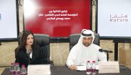 Katara General Manager, Dr. Khalid bin Ibrahim Al Sulaiti (right), and Boston Global Institute Executive Director, Dr. Randya Kemer, at the MoU signing at Katara on Thursday.