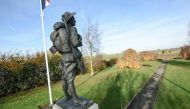 About 10,000 Australians were killed or wounded in 1917 at Bullecourt, northern France, the scene of some of the heaviest Australian losses in World War I. (Photo: AFP / Denis Charlet).