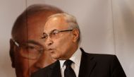Former Egyptian prime minister Ahmed Shafiq addressing a press conference in Cairo on June 03, 2012. Former Egyptian premier Ahmed Shafiq, who narrowly lost a 2012 election to a since ousted Islamist president, will challenge leader Abdel Fattah al-Sisi a