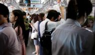 The app connects pregnant women with pre-registered users who have said they are willing to give up their seats on the subway. REUTERS 