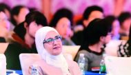 Dr Nahla Afifi, Scientific and Education Manager and Acting Director at Qatar Biobank, attends an international precision medicine symposium in China.