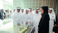 H E Sheikha Hind bint Hamad Al Thani, Vice-Chairperson and CEO of Qatar Foundation; Minister of Municipality and Environment H E Mohamad bin Abdullah Al Rumaihi, Minister of Energy and Industry H E Dr Mohammed bin Saleh Al Sada; and H E Abdullah bin Hamad