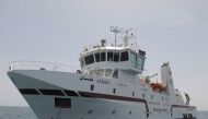The Advanced Research vessel Janan that can sail in relatively remote areas.