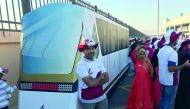 M S Sharafuddeen with his Qatar Metro train model.