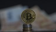 A picture shows Cryptocurrency, Bitcoin in Ankara, Turkey on January 2, 2018. Gökhan Balc? - Anadolu
