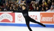 Nathan Chen competes in the Men's Free Skate during the 2018 Prudential U.S. Figure Skating Championships at the SAP Center on January 6, 2018 in San Jose, California. Matthew Stockman/Getty Images/AFP.