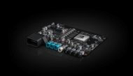 The NVIDIA Xavier System chip is shown in this handout photo provided January 5, 2018.  Handout via Reuters