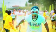 A file photo of participants at an earlier edition of The Color Run. 